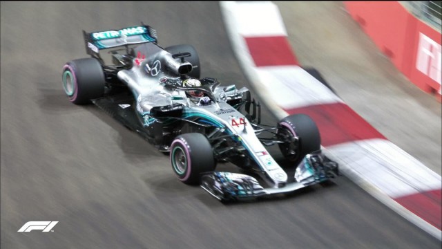 Hamilton vuela y saldrá desde la 'pole' en Singapur