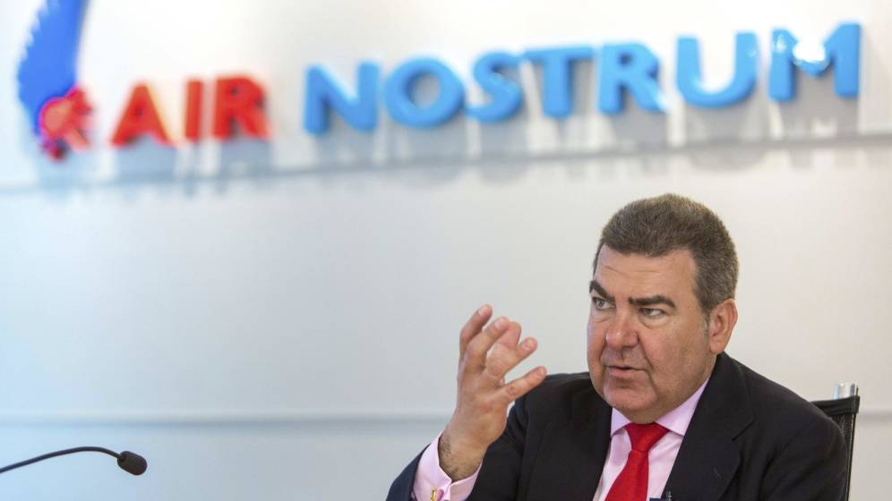 Carlos Bertomeu, presidente de Air Nostrum. Foto: EFE - 