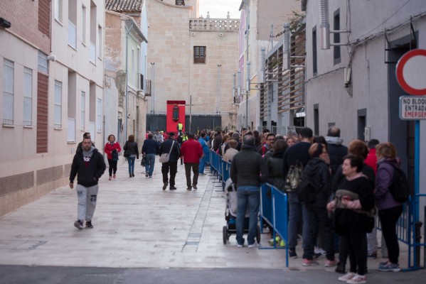 La llegada de la Romería de Santa Faz de Alicante (fotos RAFA MOLINA)