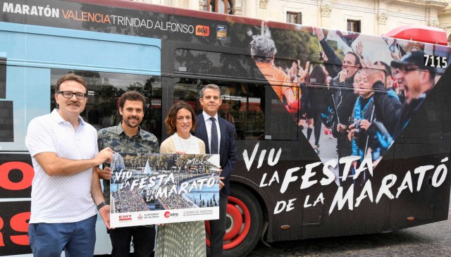 Los autobuses de la EMT serán gratuitos en el maratón de València 