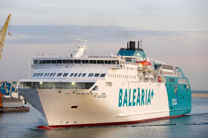 Baleària duplica las conexiones entre Península y Baleares: ofrece más de 75.000 plazas