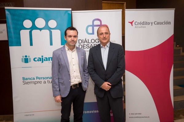 Jornada 'Diálogos para el desarrollo' con Miguel Sebastián y Juan Ramón Rallo (fotos RAFA MOLINA)