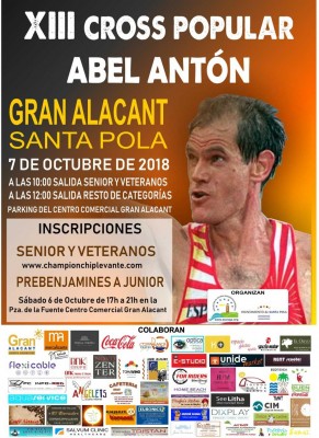 El XIII Cross Popular Abel Antón recorrerá la sierra de Santa Pola