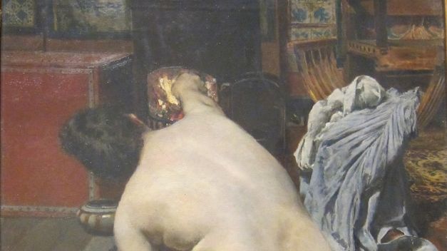 Antonio Cortina. 'El descanso de la modelo' - 