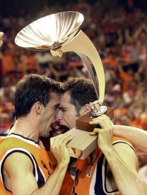 Se cumplen 20 años del primer partido europeo del Valencia Basket