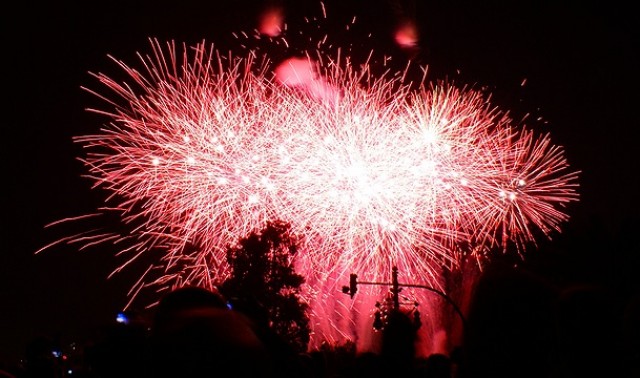 La pirotecnia Gironina, ganadora del XII Concurso de Fuegos Artificiales de las fiestas de San Mateo de Logroño