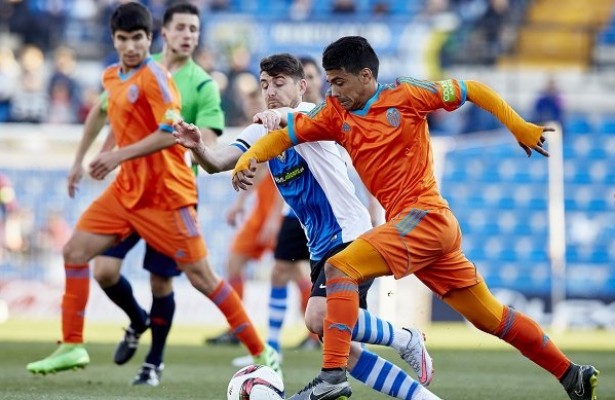 El Valencia Mestalla no puede con la fortaleza del Hércules