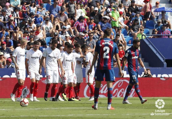 El Levante nunca había recibido seis goles en casa en Primera