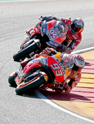 Márquez dejó a un lado la calculadora


