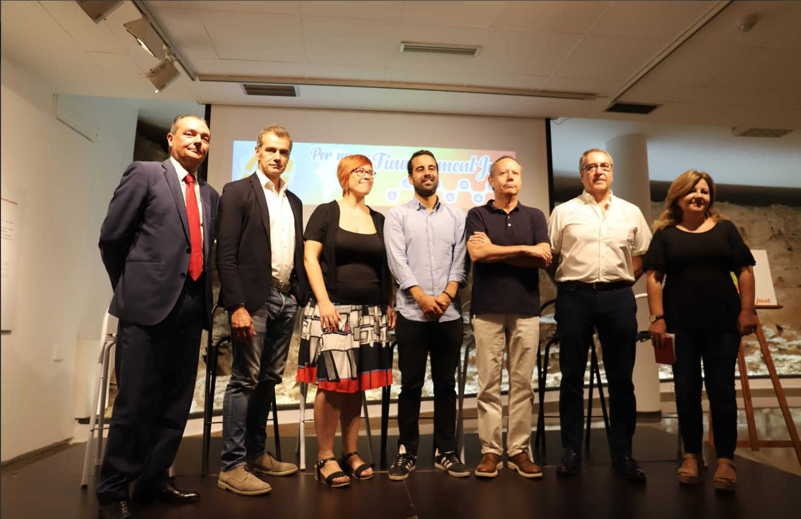 La plataforma Per un Finançament Just organiza acciones para 