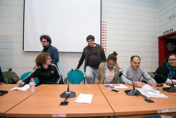 Asamblea de Guanyar para explicar la salida del tripartito (Fotos: RAFA MOLINA)