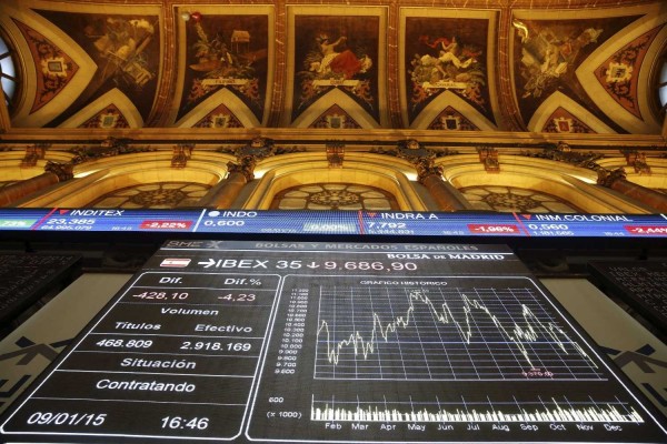 El Ibex 35 coge velocidad a media sesión y tantea los 9.200 puntos