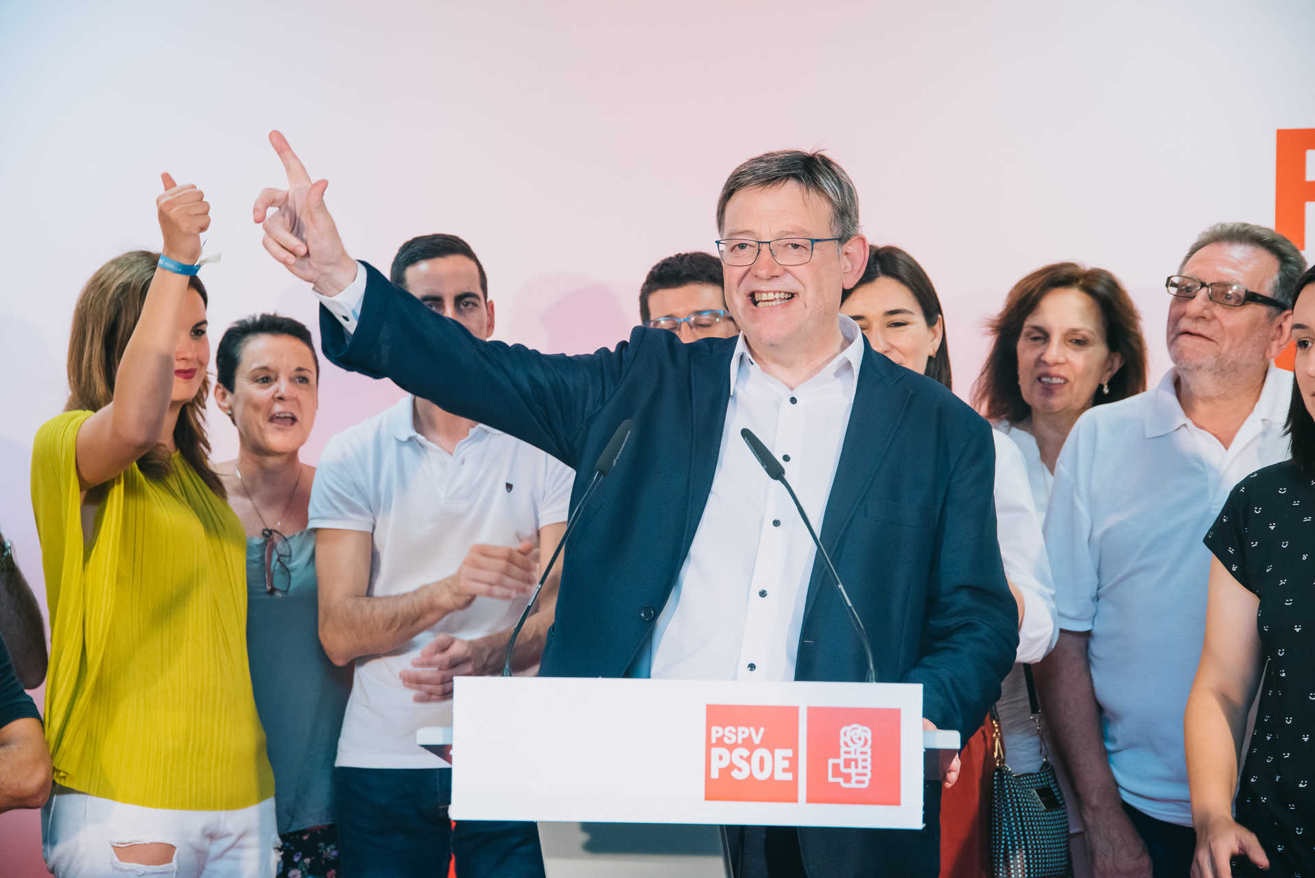 Plazo cerrado en el PSPV: Puig y los alcaldes, excepto el de La Vila Joiosa, ya son candidatos 