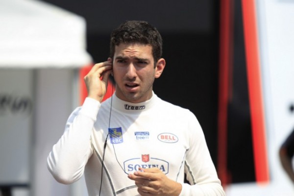 El canadiense Nicholas Latifi, piloto de pruebas de Renault F1
