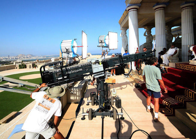 Rodaje de 'Astérix en los Juegos Olímpicos', en los buenos tiempos de Ciudad de la Luz - 