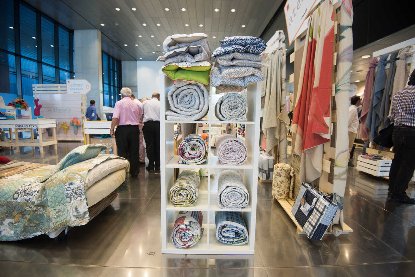 Inauguración de la Feria Textilhogar en Madrid (fotos RAFA MOLINA)