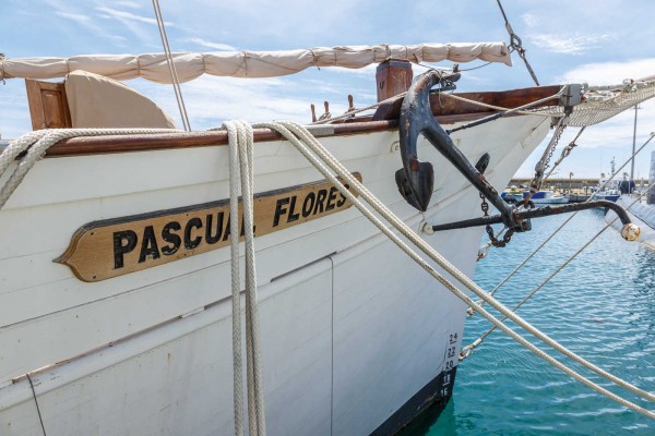 Estado actual del pailebote Pascual Flores de Torrevieja (fotos PEPE OLIVARES)