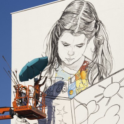 De cómo el arte de Lonjedo llenará de magia un colegio de barrio