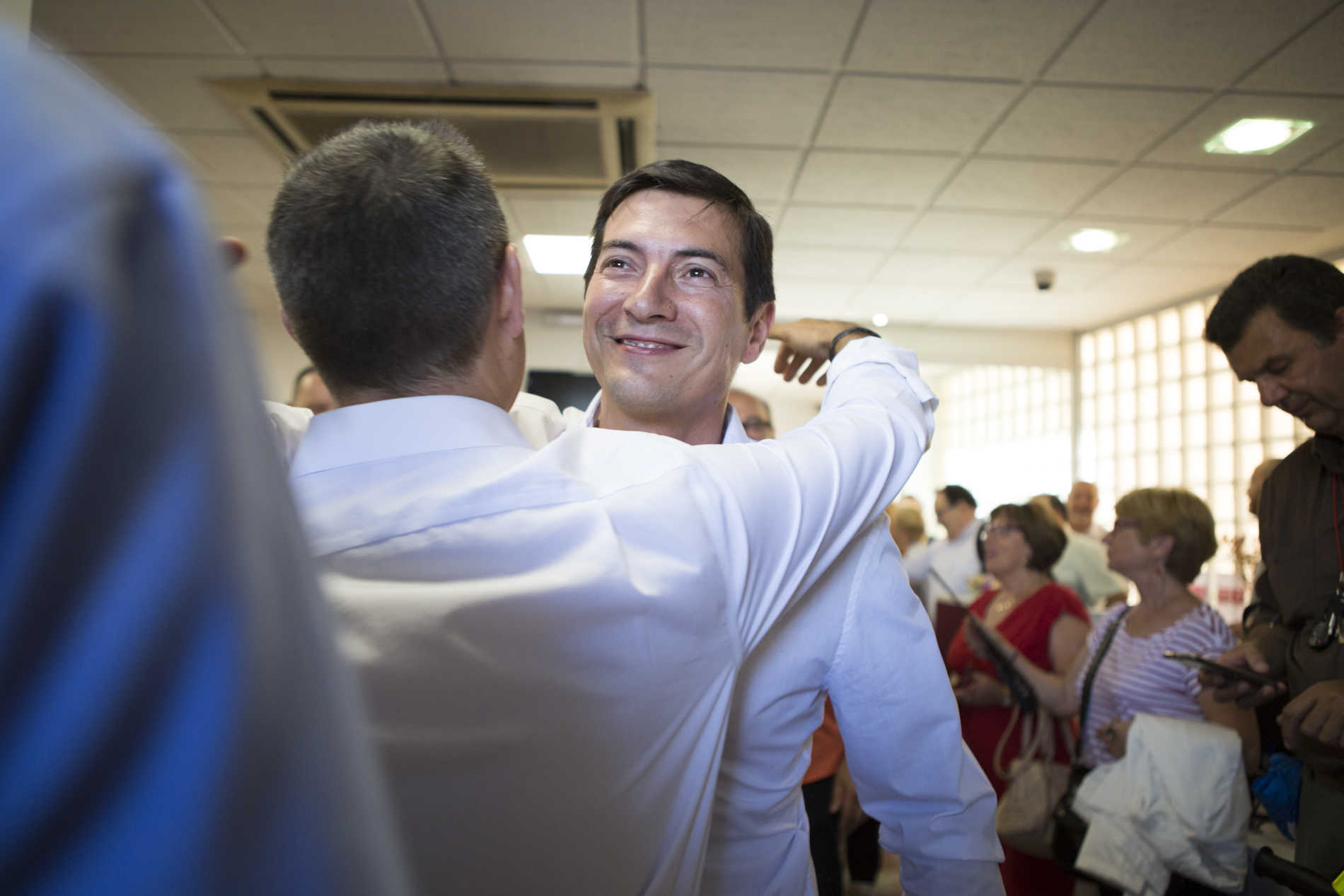 Rafa García presenta su candidatura para liderar el PSPV (Fotos: Estrella Jover)