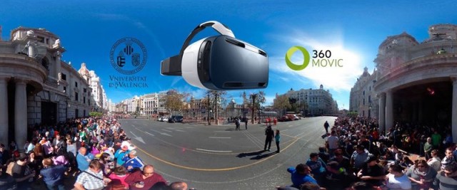 Prueban una tecnología de video panorámico e interactivo en la retransmisión de las 'mascletàs'