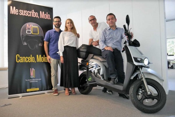 La 'startup' valenciana de 'motosharing' Molo cierra una ronda de inversión de 3,5 millones