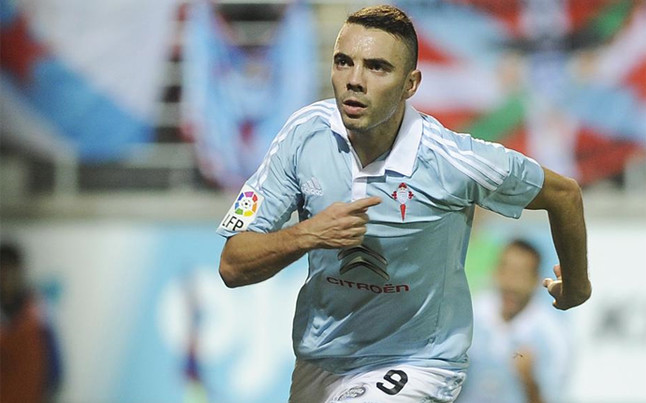 Iago Aspas no estará ante el Valencia CF