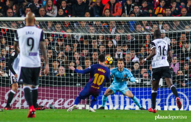 El último Valencia-Barça contó con un 