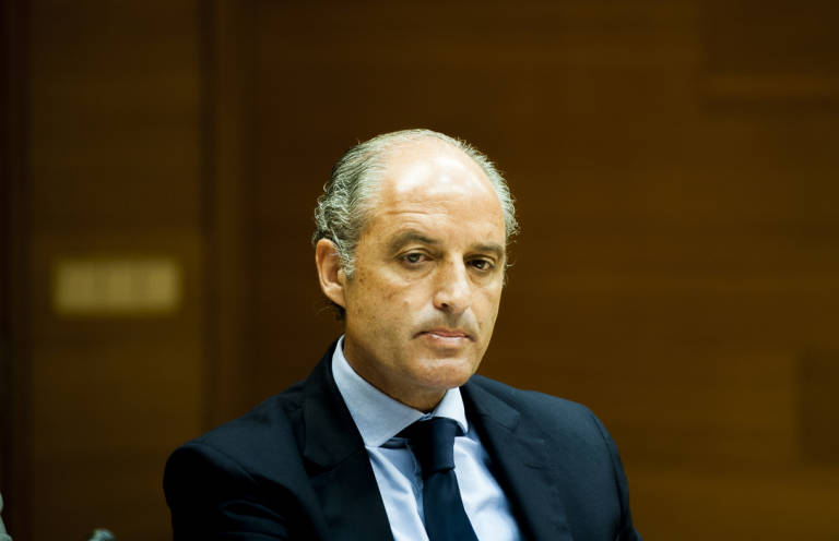 Francisco Camps en Les Corts. Foto: KIKE TABERNER - 