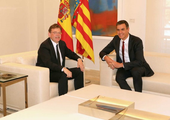 Pedro Sánchez compartirá con Ximo Puig el 9 d'Octubre en València