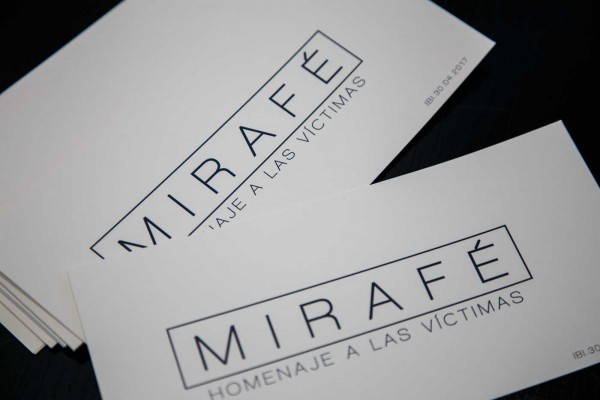 Homenaje a las víctimas de la catástrofe de Mirafé en Ibi (Fotos: PEPE OLIVARES)