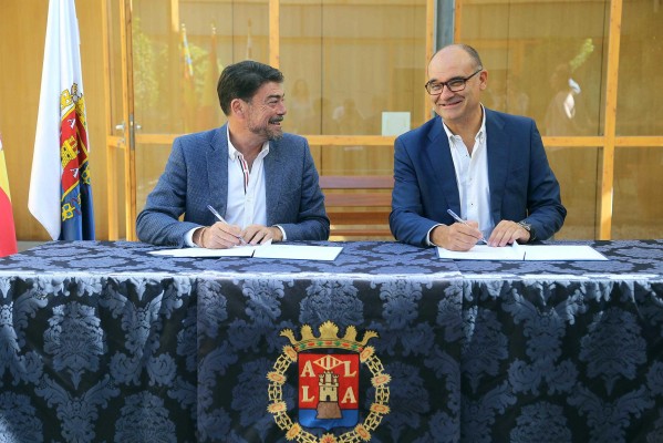 Alicante y la UA sellan un pacto para reducir burocracia en la expansión del campus 