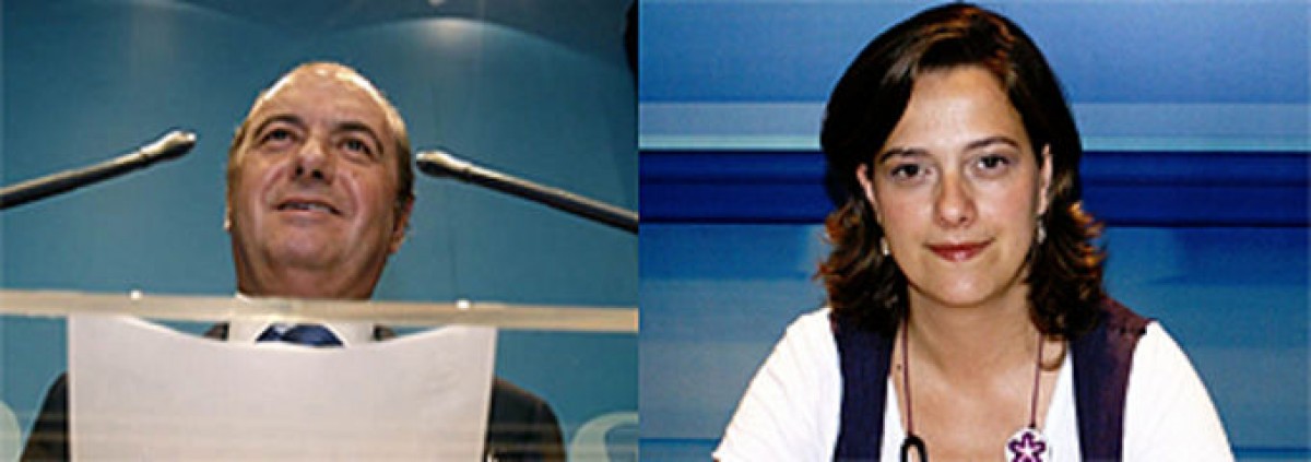 Joaquín Ripoll (PP) y Elena Martín (PSPV), dos dirigentes en apuros - 