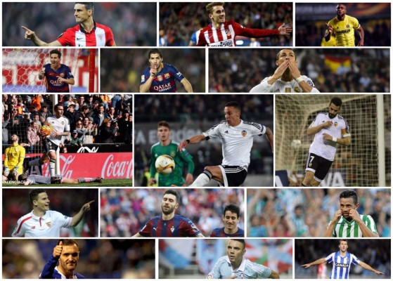 Negredo, Alcácer y Rodrigo forman la tercer peor delantera de la Liga