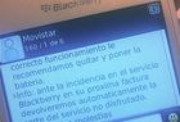 Blackberry: Movistar y Orange compensarán a sus clientes