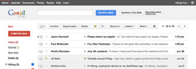 Gmail: nuevo diseño