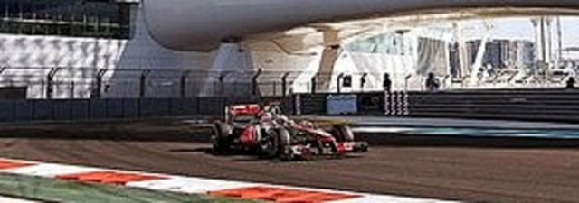 Hamilton el más rápido en Abu Dabi
