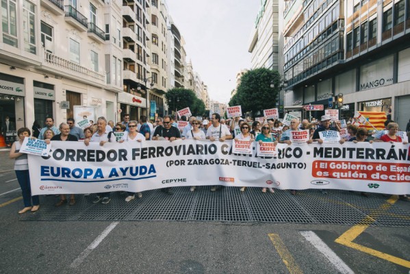 Puig asegura que no se entiende el Corredor sin el tramo Sagunto-Teruel-Zaragoza