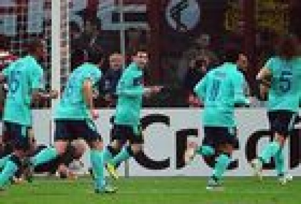 El Barça gana en Milán