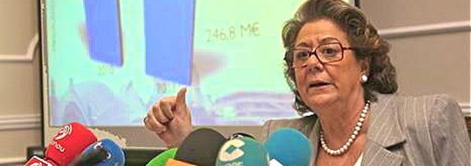 La alcaldesa de Valencia, Rita Barberá - 