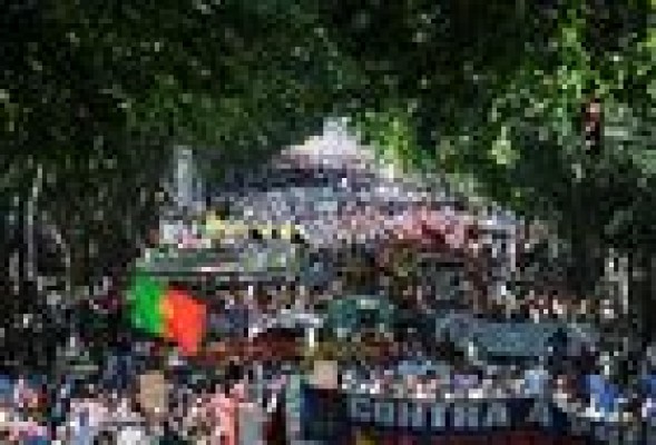 La huelga general de Portugal poco visible en el comercio y el sector privado