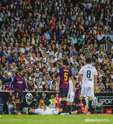 La lesión de Guedes fue una dura losa para los de Marcelino
