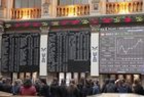 La negociación bursátil cae un 10%