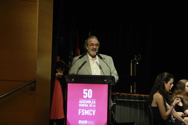 Pedro Rodríguez, reelegido presidente de las sociedades musicales valencianas