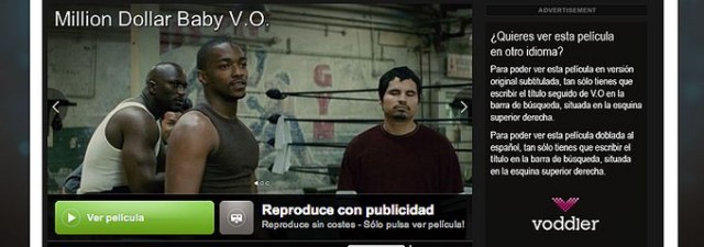 Voddler: ver películas gratis online y offline