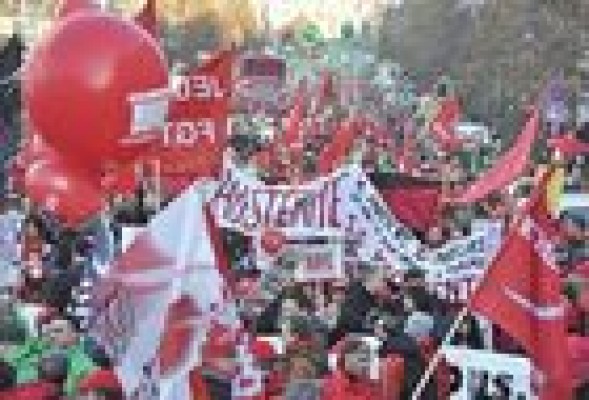 Los sindicatos bloquean Bélgica ante los primeros recortes del nuevo Gobierno
