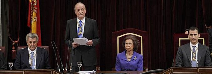 El Rey pide a los diputados que contribuyan a reforzar la confianza en las instituciones