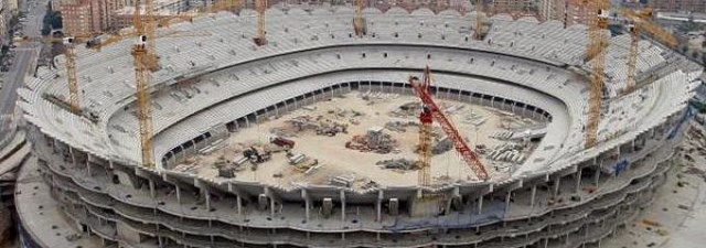 Bancaja Hábitat y Aedifica finalizarán las obras del nuevo Mestalla