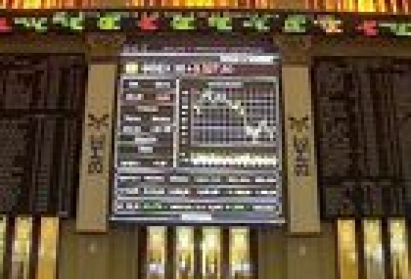 La bolsa acentúa los descensos a media sesión