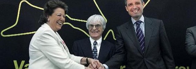 La Fórmula 1 también divide a Alberto Fabra y Rita Barberá