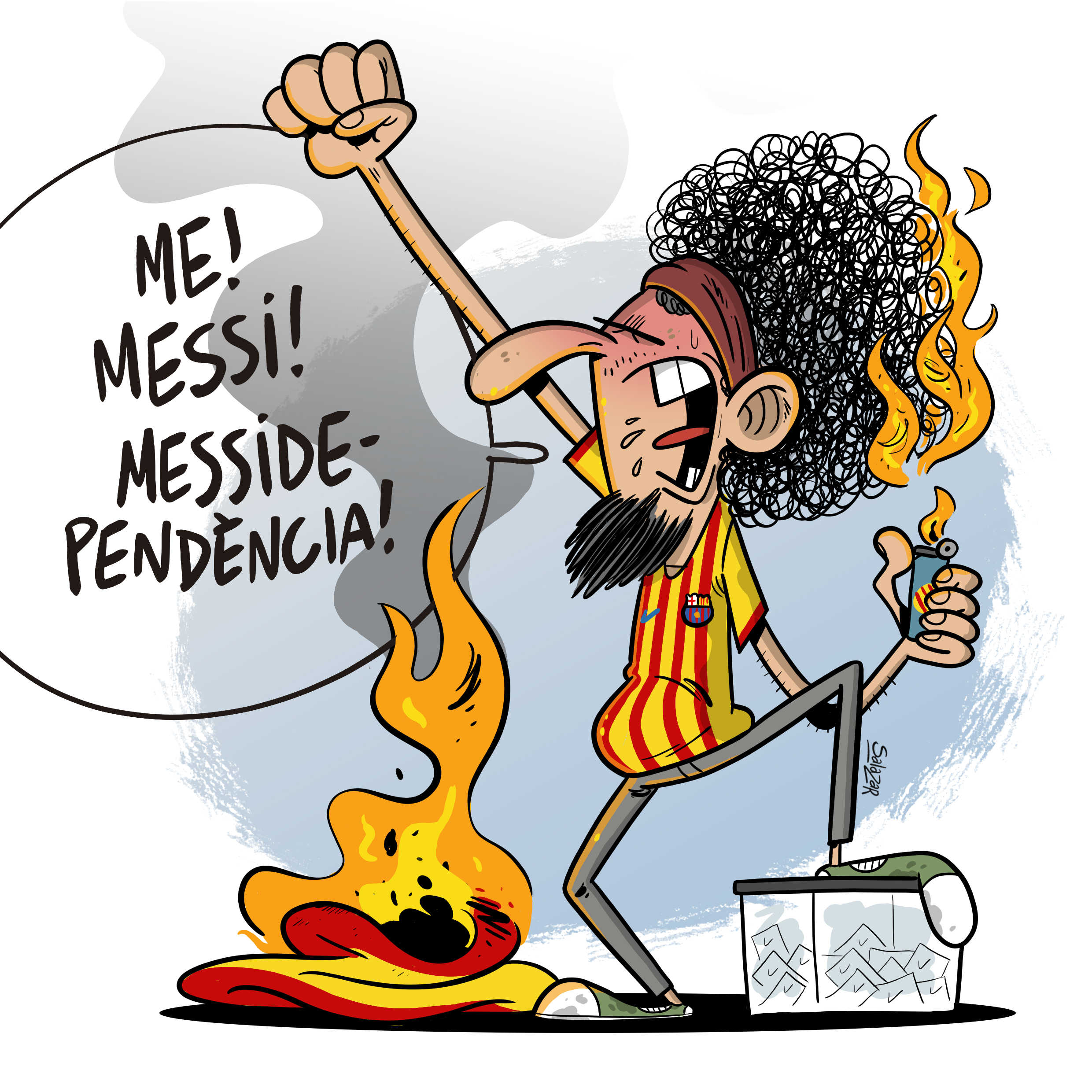  Il·lustració de Raul Salazar per a Cultur Plaza. - 